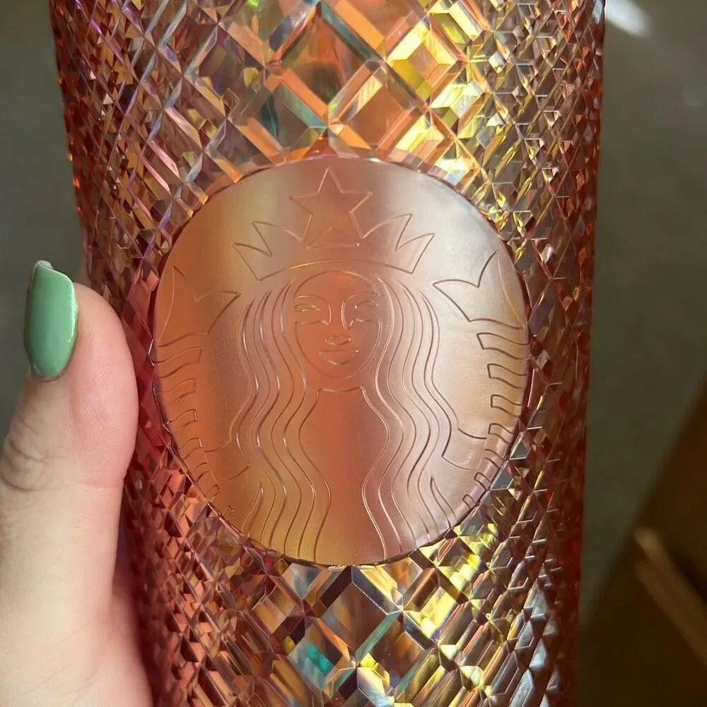 ✨Starbucks Rose Gold Studded Tumbler RARE✨